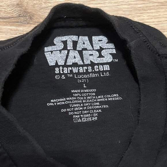 Star Wars The Black Series Gamestop Promo T Shirt Adult SZ LARGE Gaming Greats - Picture 7 of 8